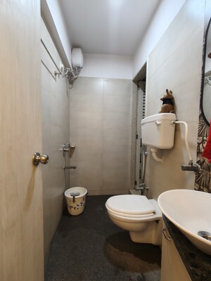 Bathroom in 1 BHK Apartment at Unique Greens Ghodbunder Road, Ghodbunder Road – for Sale