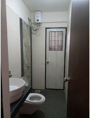 Bathroom in 2 BHK Apartment at Cosmos Jewels Solitaire, Ghodbunder Road – for Rent