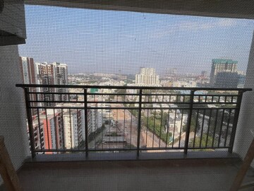 Balcony in 3 BHK Apartment at Prestige Tranquil, Kokapet – for Rent