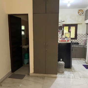 Kitchen in 1 BHK Builder Floor at Saket – for Rent
