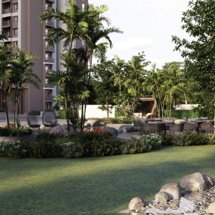 Garden, abhee-aaria 1 Bedroom 709 Sq.Ft. Apartment In Gunjur Bangalore 8590687