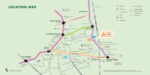 1 BHK Apartment – Map Location View at Abhee Aaria, Gunjur - for Sale