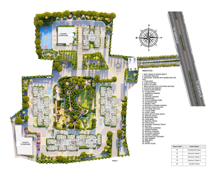 Master Plan, abhee-aaria 1 Bedroom 709 Sq.Ft. Apartment In Gunjur Bangalore 8590687