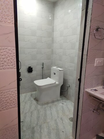 Bathroom in 1 RK Builder Floor at Sainik Farm – for Rent