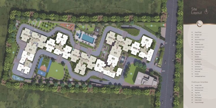 Master Plan, goyal-orchid-salisbury 2 Bedroom 1185 Sq.Ft. Apartment In Thanisandra Bangalore 8590809