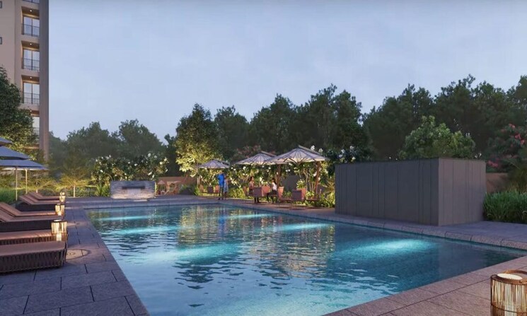 Swimming Pool, goyal-orchid-salisbury 2 Bedroom 1185 Sq.Ft. Apartment In Thanisandra Bangalore 8590809