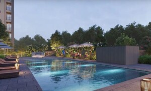 Swimming Pool in 3 BHK Apartment at Goyal Orchid Salisbury, Thanisandra – for Sale