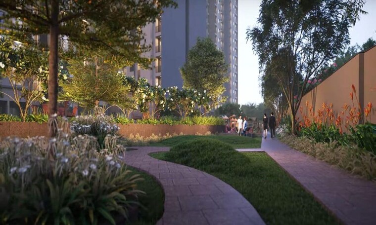 Garden, goyal-orchid-salisbury 3 Bedroom 1675 Sq.Ft. Apartment In Thanisandra Bangalore 8590833