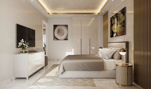 Living Room in 2.5 BHK Builder Floor at Smart World Gems, Sector 89 – for Sale