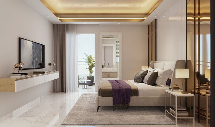 Living Room, smart-world-gems 2.5 Bedroom 1103 Sq.Ft. Builder Floor In Sector 89 Gurgaon 8590854