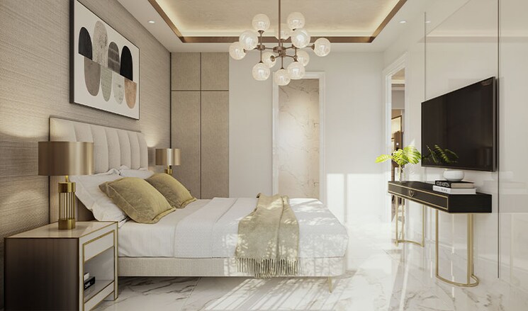 Living Room, smart-world-gems 2.5 Bedroom 1103 Sq.Ft. Builder Floor In Sector 89 Gurgaon 8590854