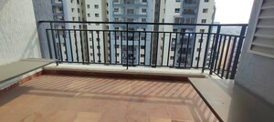 Balcony in 3 BHK Apartment at Ramky Towers, Gachibowli – for Sale