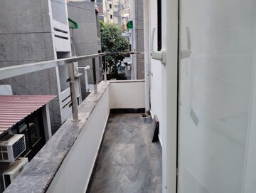 Balcony in 2.5 BHK Apartment at Navbharat Apartments, Paschim Vihar – for Rent