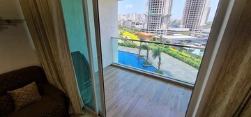 Balcony in 3 BHK Apartment at Aurum Q Residences, Ghansoli – for Rent