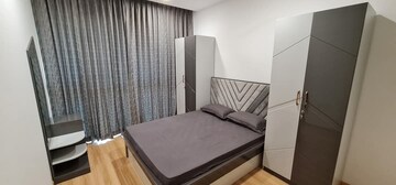 Bedroom in 3 BHK Apartment at Aurum Q Residences, Ghansoli – for Rent