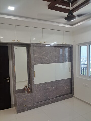Kitchen in 3 BHK Apartment at Rajapushpa Provincia, Narsingi – for Rent