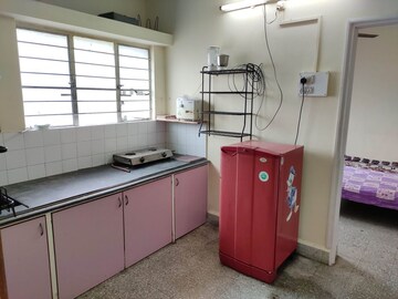 Kitchen in 1 BHK Apartment at Laxmi Krupa Apartments, Bhusari Colony – for Rent