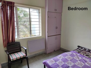 Bedroom in 1 BHK Apartment at Laxmi Krupa Apartments, Bhusari Colony – for Rent