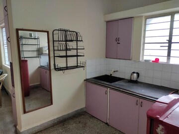 Kitchen in 1 BHK Apartment at Laxmi Krupa Apartments, Bhusari Colony – for Rent