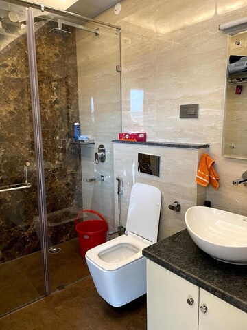 Bathroom in 3 BHK Apartment at Greenwood City, Sector 40 – for Rent
