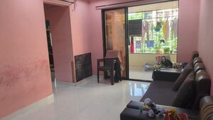 Living Room in 1 BHK Apartment at Kharghar Sector 19 – for Sale