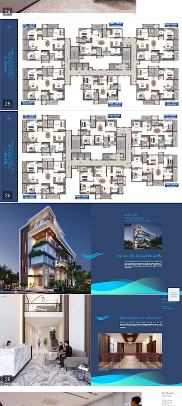 Master Plan in 3 BHK Apartment at Sri Sreenivasa Fortune Water Front, Kukatpally – for Sale