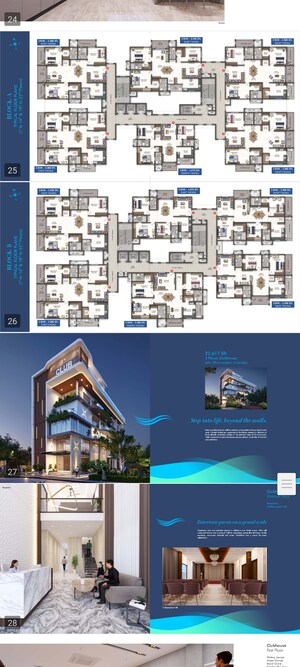 Master Plan in 3 BHK Apartment at Sri Sreenivasa Fortune Water Front, Kukatpally – for Sale