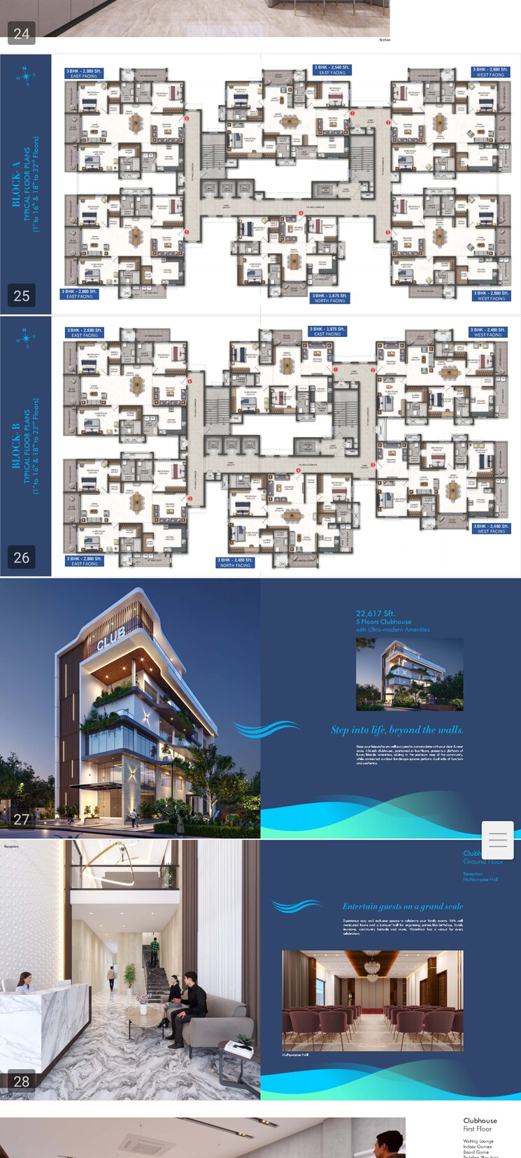 Master Plan, sri-sreenivasa-fortune-water-front 3 Bedroom 2880 Sq.Ft. Apartment In Kukatpally Hyderabad 8591186