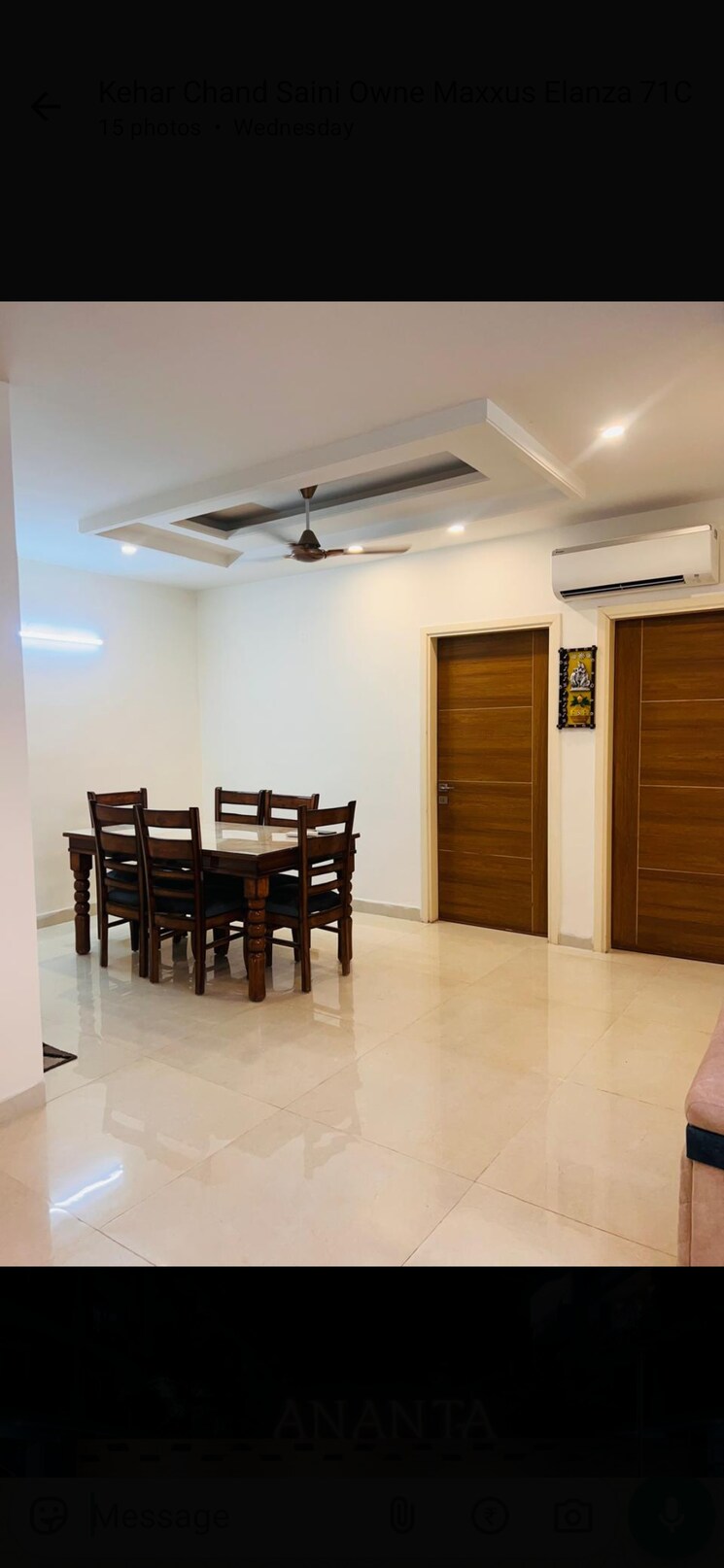 Living Room, ananta-lifestyle 3 Bedroom 1432 Sq.Ft. Apartment In Lohgarh Zirakpur 8591214