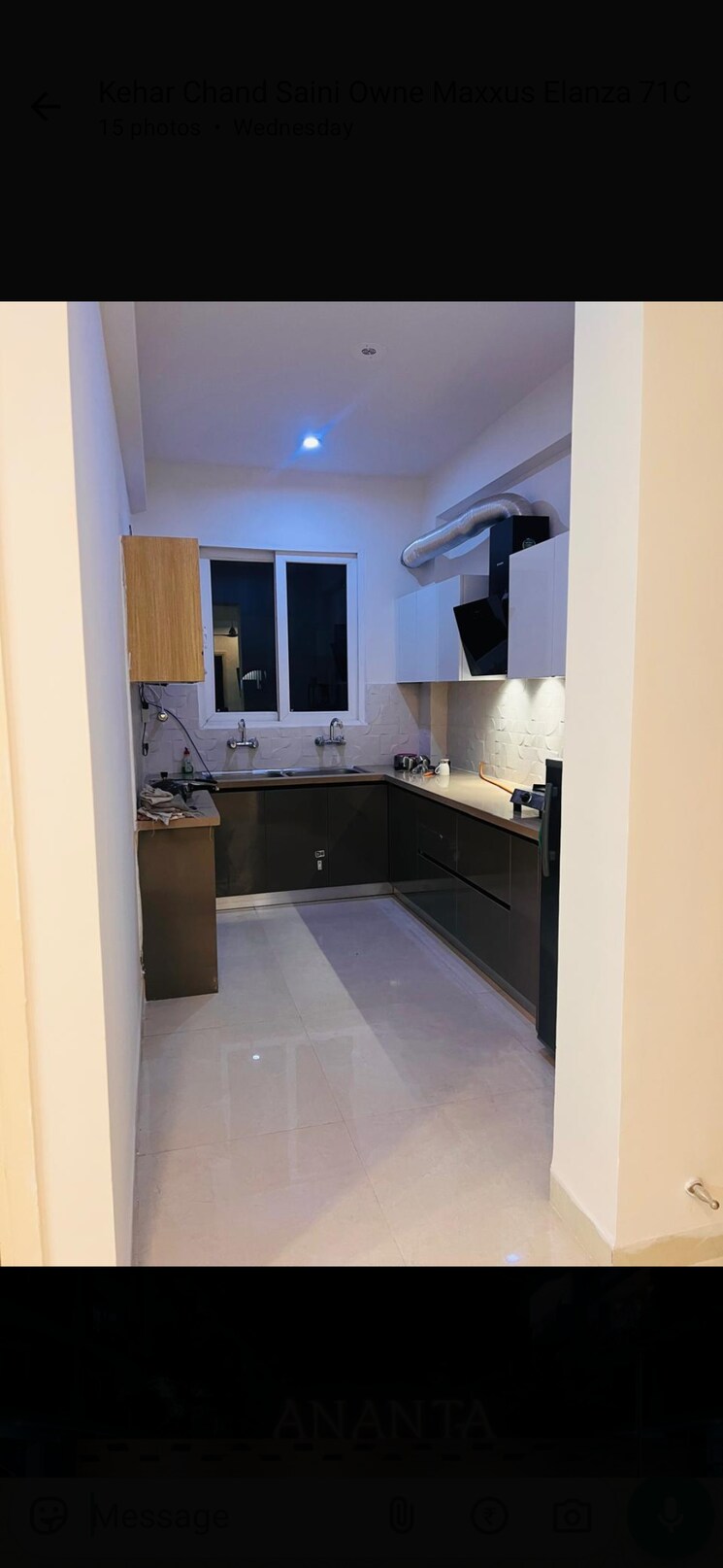 Kitchen, ananta-lifestyle 3 Bedroom 1432 Sq.Ft. Apartment In Lohgarh Zirakpur 8591214