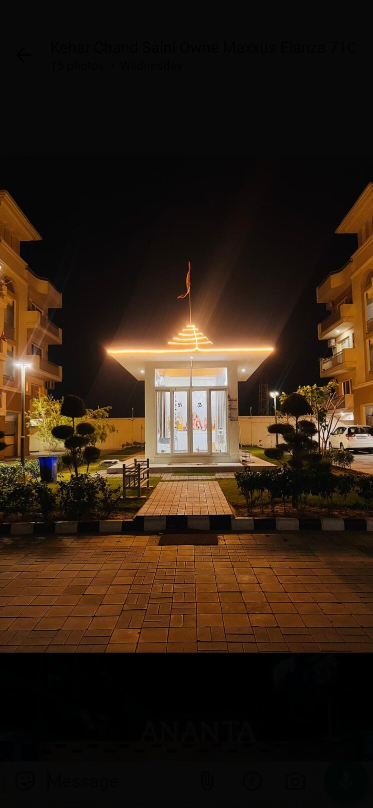 Living Room, ananta-lifestyle 3 Bedroom 1432 Sq.Ft. Apartment In Lohgarh Zirakpur 8591214