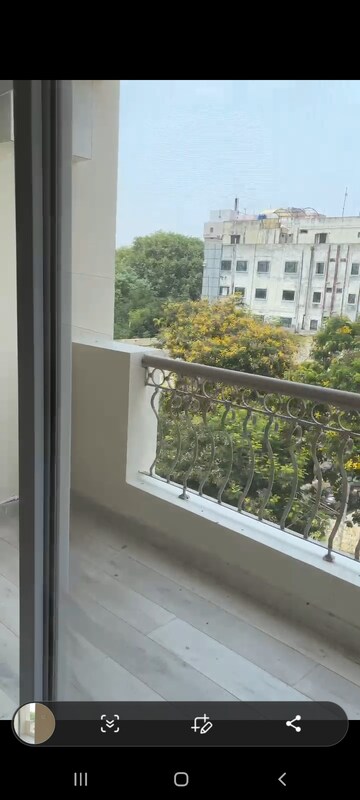 Balcony in 3 BHK Apartment at Coral Apartments Begumpet, Begumpet – for Rent