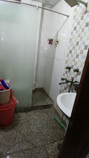 Bathroom in 3 BHK Apartment at Abul Fazal Enclave Part 1 – for Sale