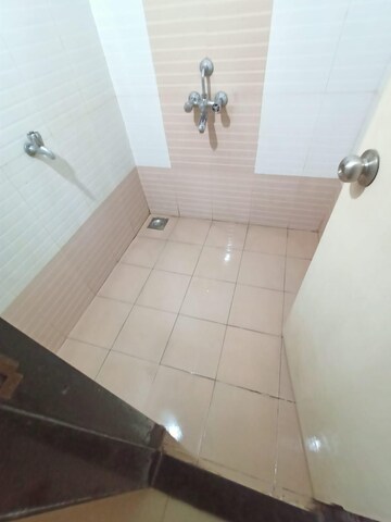 Bathroom in 1 BHK Apartment at Nisarg Hyde Park, Kharghar – for Rent