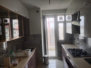 Living Room in 3 BHK Builder Floor at Motia Blue Ridge, Dhakoli – for Rent