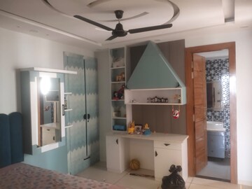 Living Room in 3 BHK Builder Floor at Motia Blue Ridge, Dhakoli – for Rent