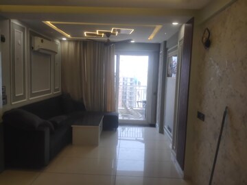 Living Room in 3 BHK Builder Floor at Motia Blue Ridge, Dhakoli – for Rent