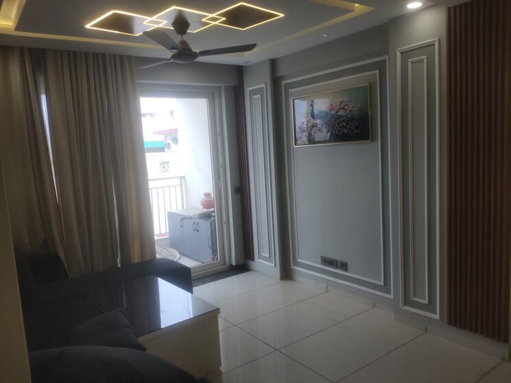 Living Room, motia-blue-ridge 3 Bedroom 1100 Sq.Ft. Builder Floor In Dhakoli Zirakpur 8591562