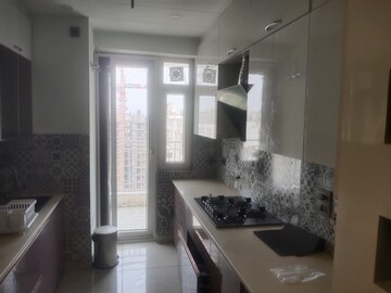 Living Room in 3 BHK Builder Floor at Motia Blue Ridge, Dhakoli – for Rent