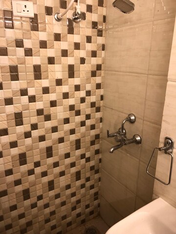 Bathroom in 1 BHK Builder Floor at New Generation Maple Apartments, Dhakoli – for Rent