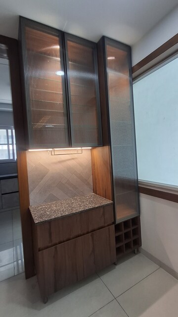 Kitchen in 3 BHK Apartment at Jayabheri The Summit, Narsingi – for Rent