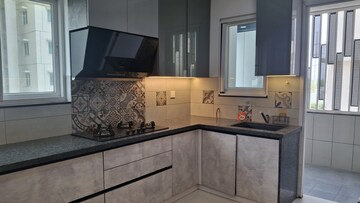 Kitchen in 3 BHK Apartment at Jayabheri The Summit, Narsingi – for Rent