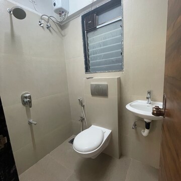 Bathroom in 1 BHK Apartment at Je And Vee Om Trimurti, Dindoshi – for Rent