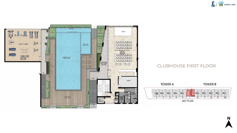 Floor Plan, sbr-earth-and-sky 3 Bedroom 2259 Sq.Ft. Apartment In Kannamangala Bangalore 8591879