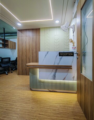 Bathroom in  Office Space at Shyamal – for Rent