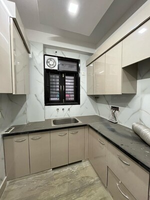 Kitchen in 3 BHK Builder Floor at Ashok Nagar – for Sale