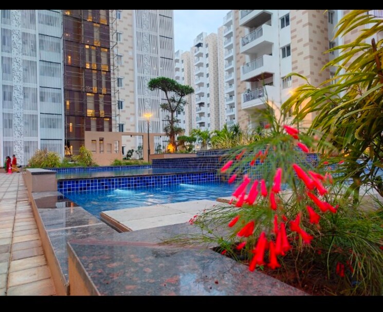 Swimming Pool, ambience-courtyard 3 Bedroom 1827 Sq.Ft. Apartment In Manikonda Hyderabad 8592209