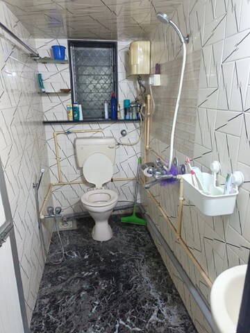 Bathroom in 1 BHK Apartment at Bandra West – for Rent
