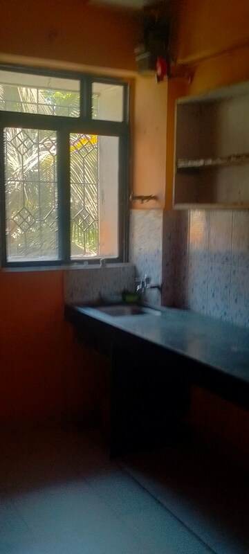 Kitchen in 1 BHK Apartment at Krishna Greenland Park Vastu Federation, Ghodbunder Road – for Rent
