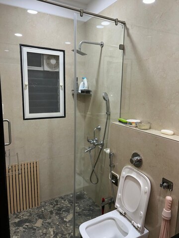 Bathroom in 4 BHK Apartment at Pranay Apartments, Dadar West – for Rent